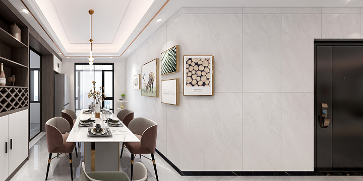 郭雅丝-鼎盛上城3#2803轻奢-装修设计方案