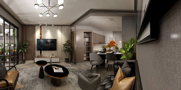 来源艺宿-领秀城-装修设计方案