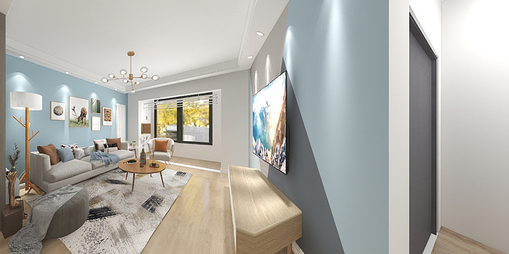 日馨越艺装饰-1号楼小曲-装修设计方案