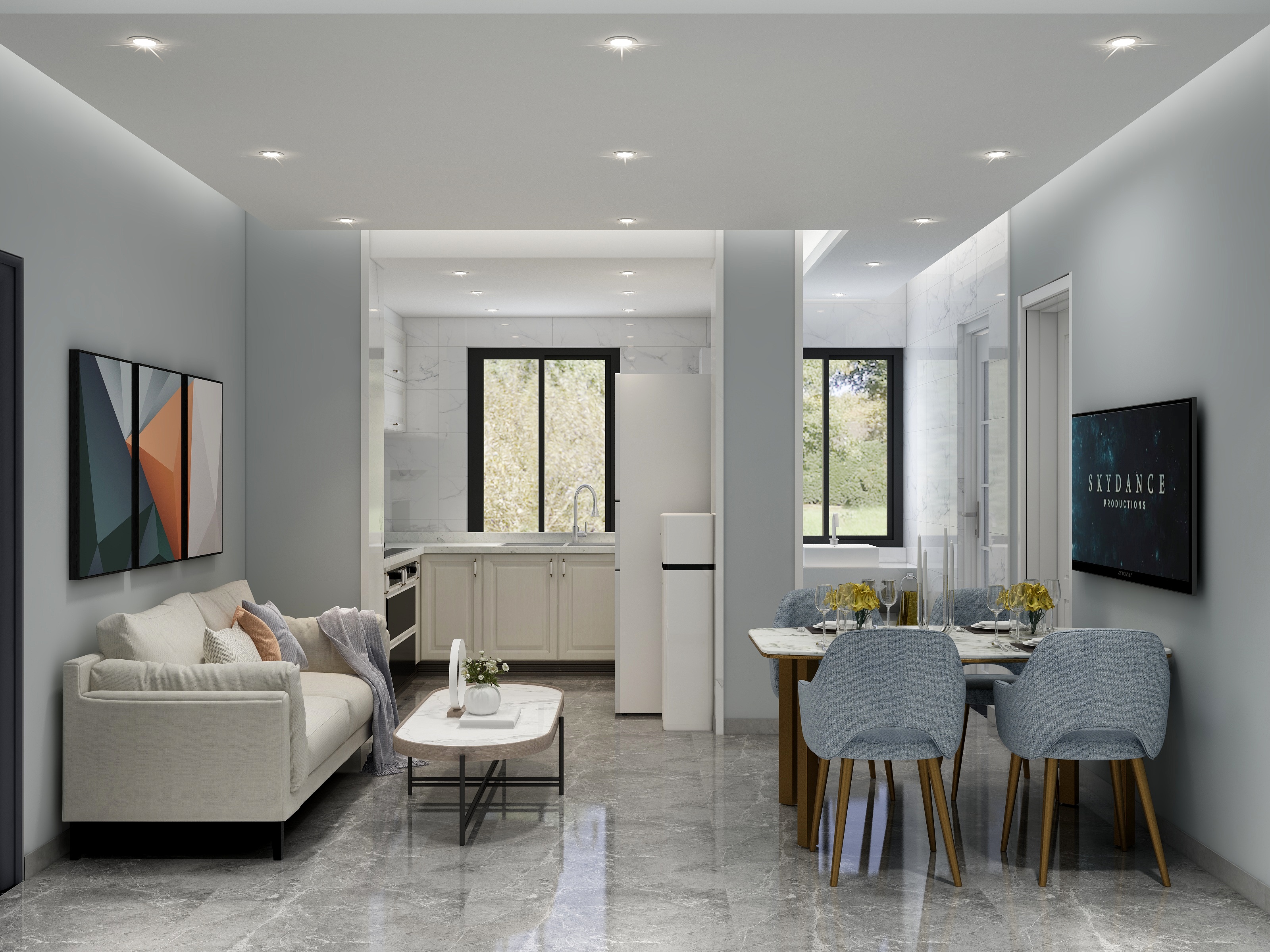 慕道设计-塘栖黄乐苑小区装修效果图