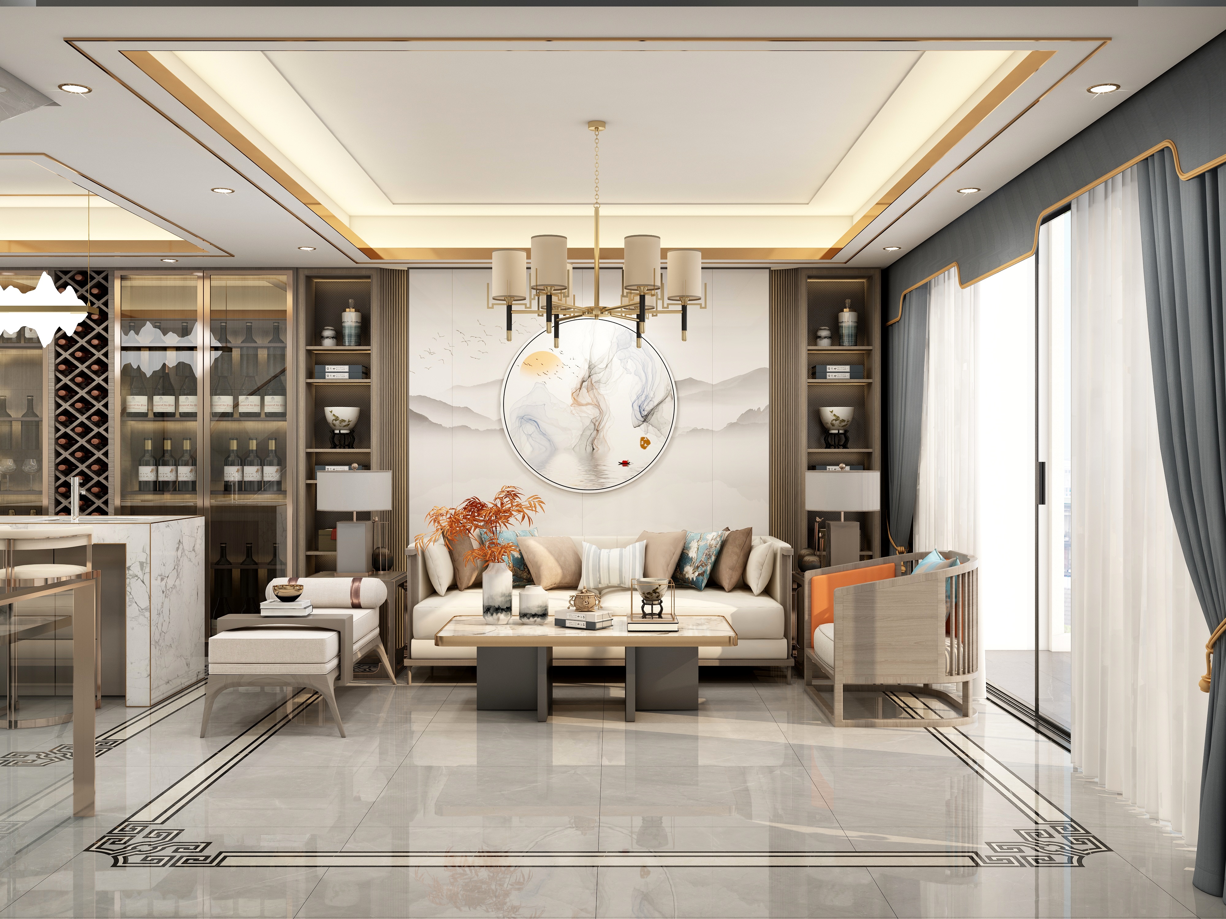 ۞效果图FkYD-厚街赤岭-装修设计方案