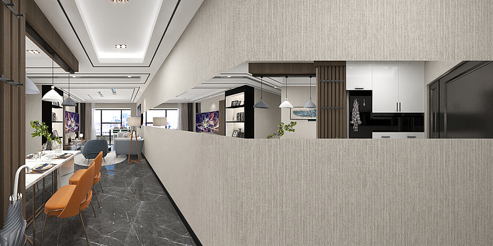 潮汐精灵-聚贤府（现代风格）-装修设计方案