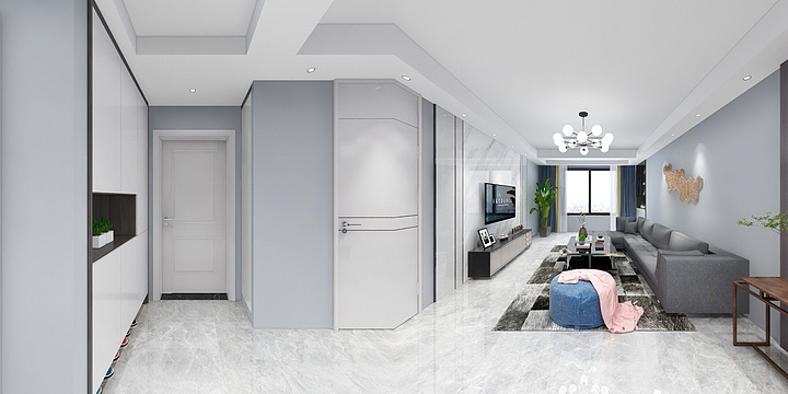 易淼设计小松-半山豪庭轻奢-装修设计方案