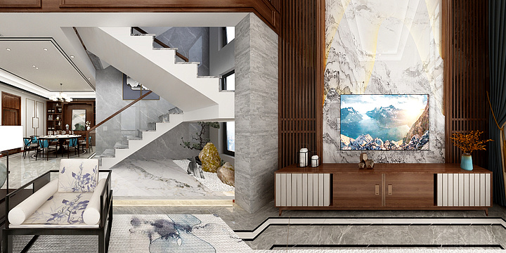 瓴富装饰-云山镇下傅别墅-装修设计方案