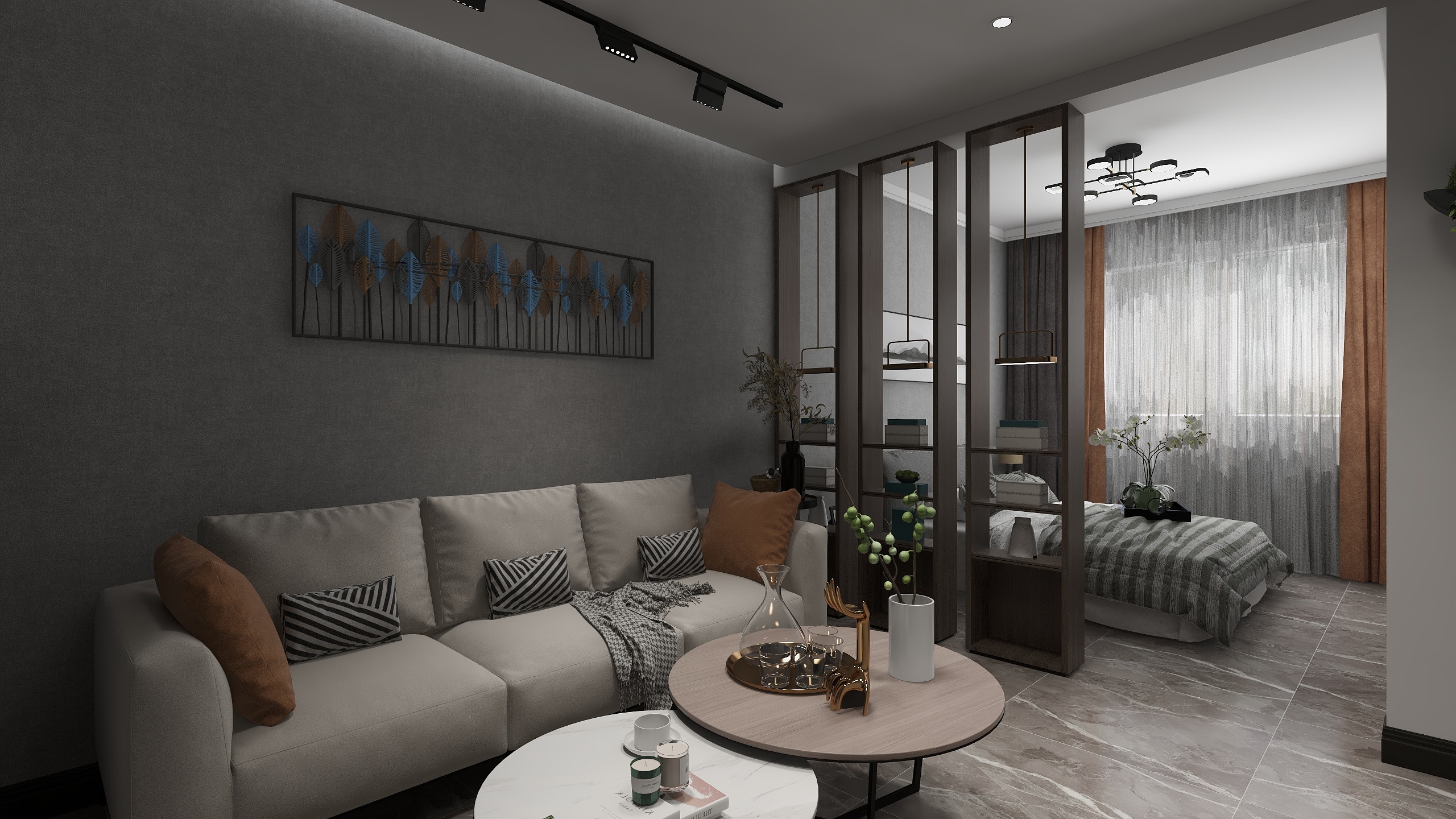 一品旭姐-50蓝湾1-装修设计方案