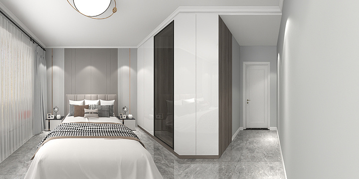 橙子精致整体设计-翡翠大观-装修设计方案