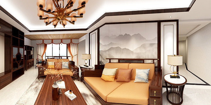 荆州容和新中式-万象府台301-最终版16k-装修设计方案