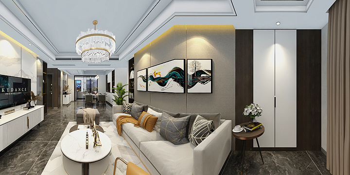 橙橙空间设计-天鹿雅苑四栋301更新后效果-装修设计方案