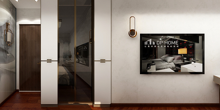 设计416-联排别墅二层（新中式）-装修设计方案