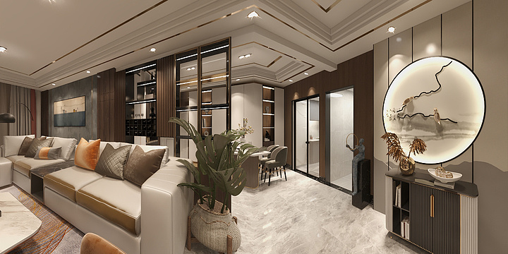 设计师张元坤-汽车城1-2-904-装修设计方案