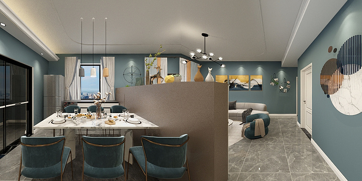 村长我饿了-万达B3-7-1-1803房王小姐-装修设计方案