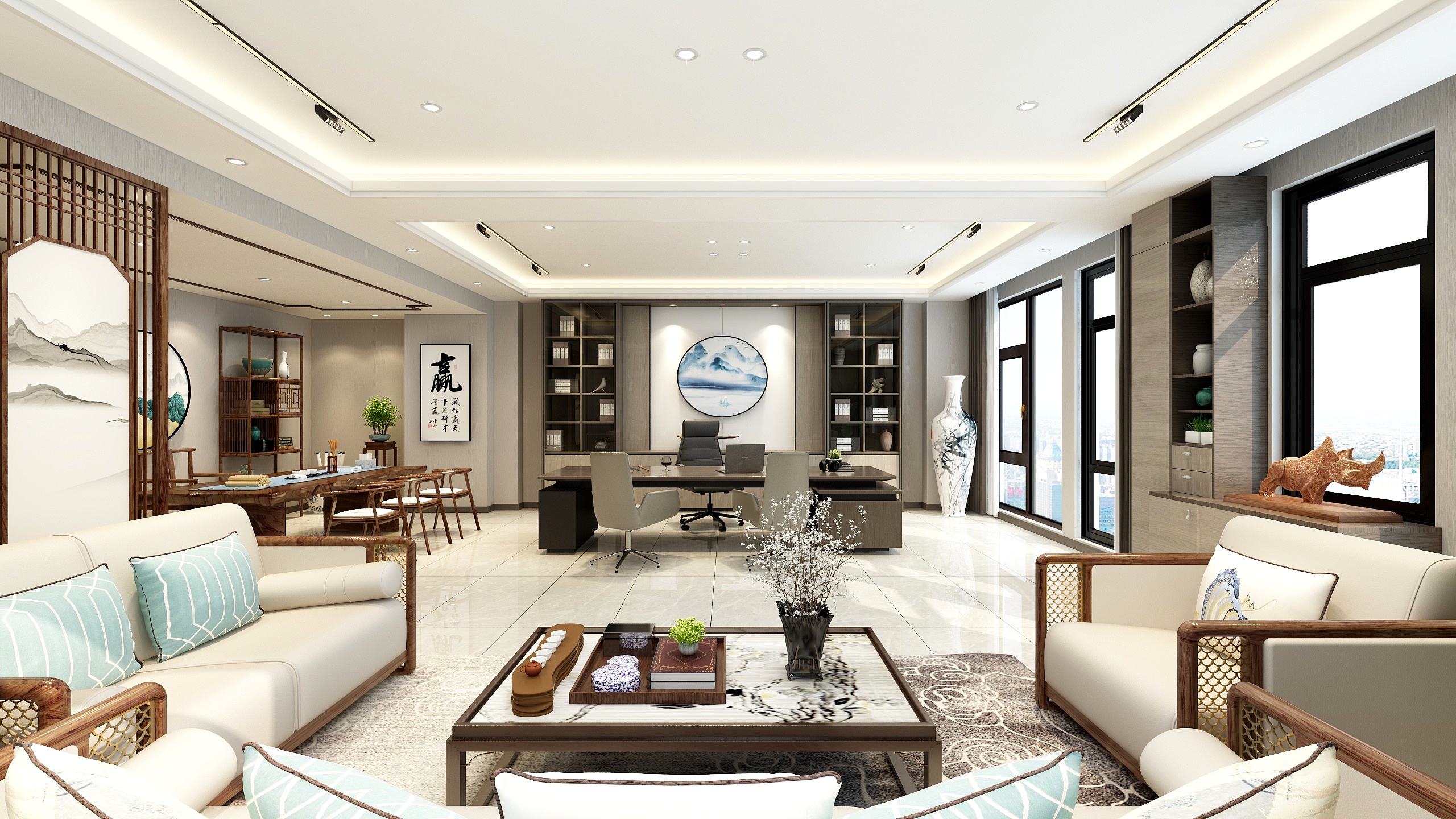 MJP设计工作室-商业办公室-装修设计方案