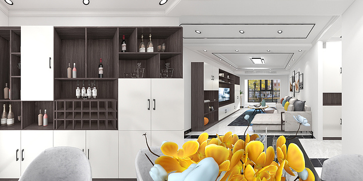 居家设计装饰-聚龙湾8#东单元13楼东户-装修设计方案