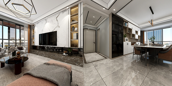 設计者-御景名都现代轻奢效果展示-装修设计方案