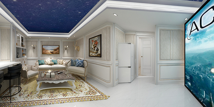 橘子小酱-影视厅-装修设计方案