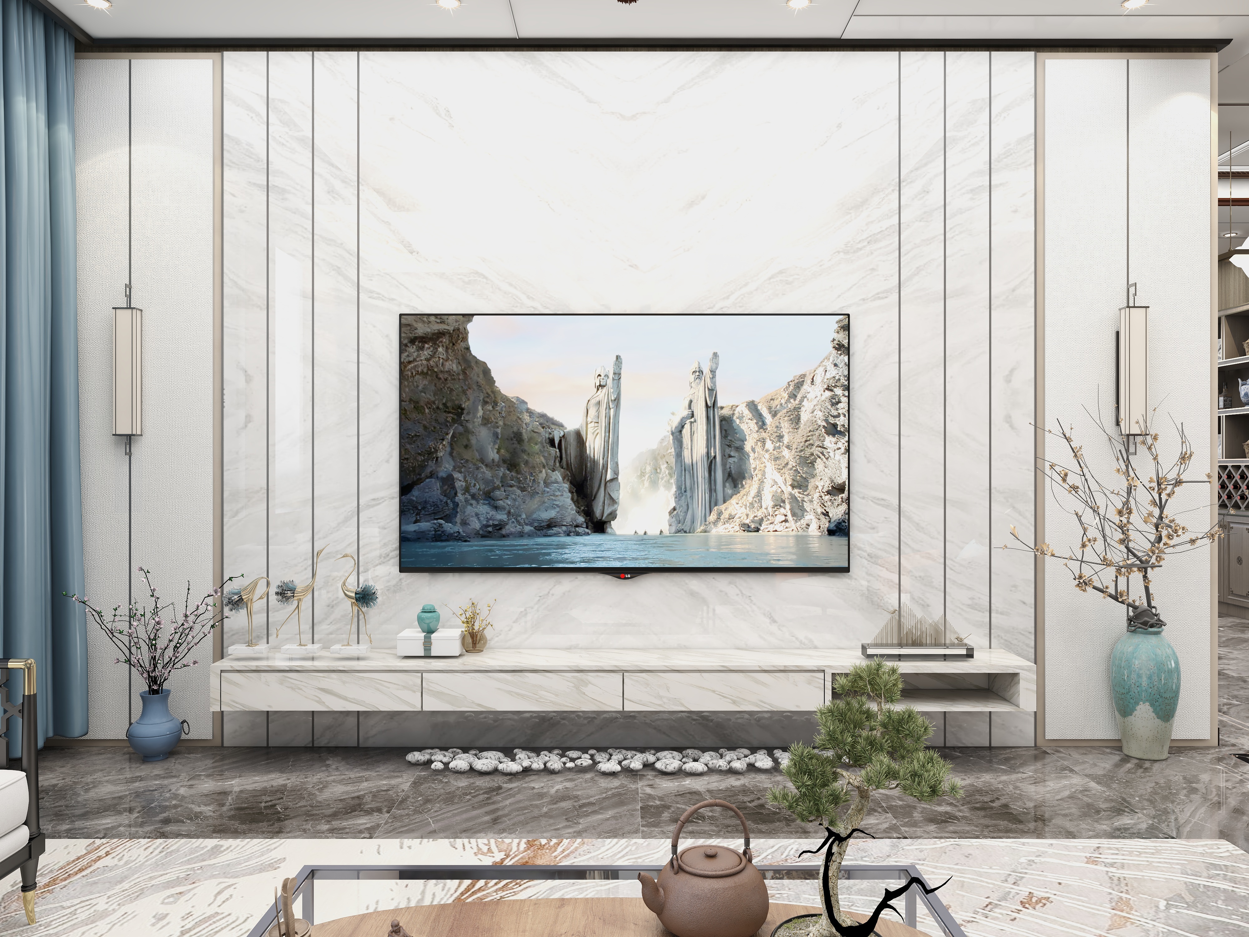 --法狮龙-东方韵味——蜂窝吊顶-装修设计方案