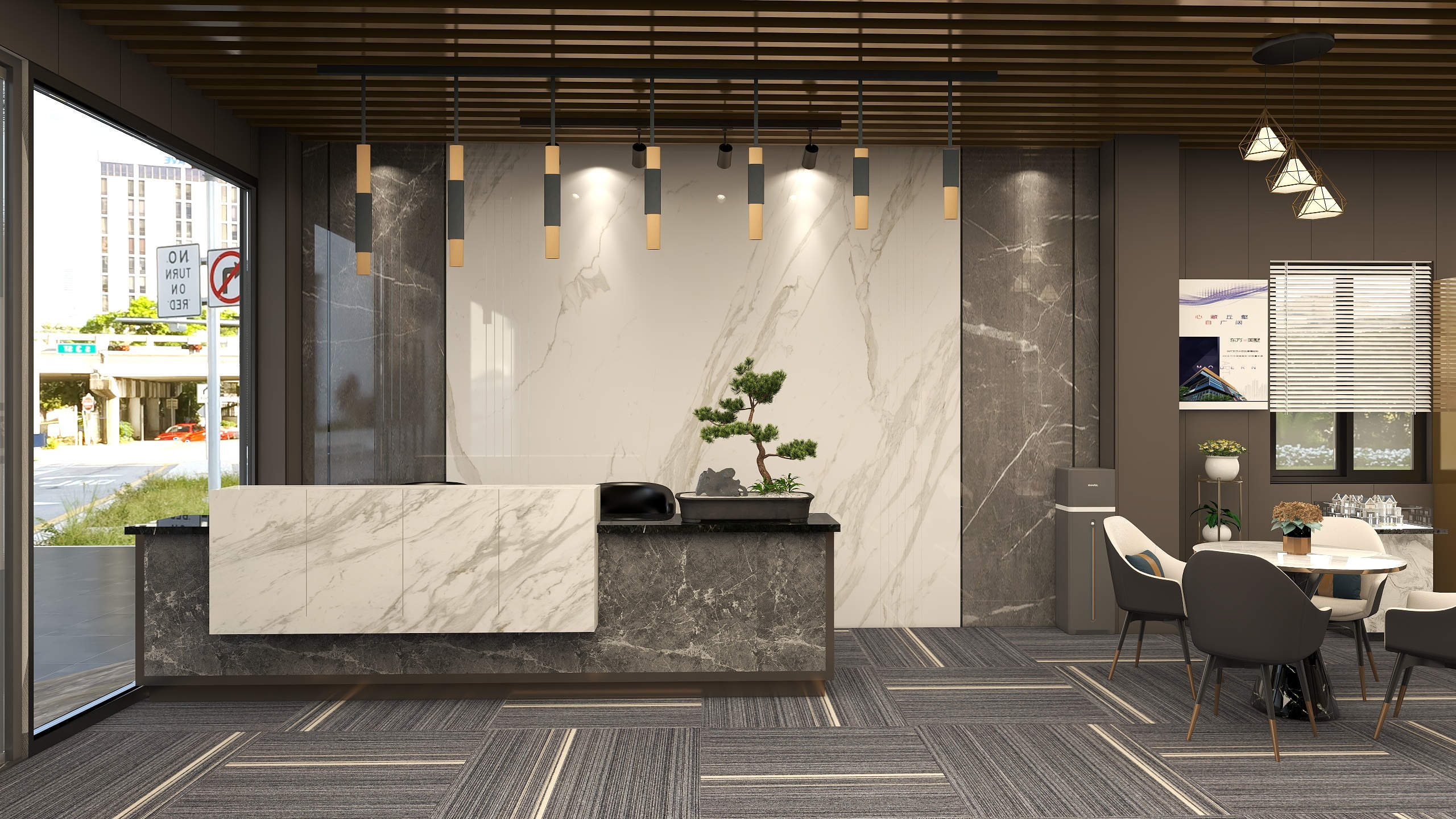 Jianlin_C-番禺沿沙路售楼部-装修设计方案