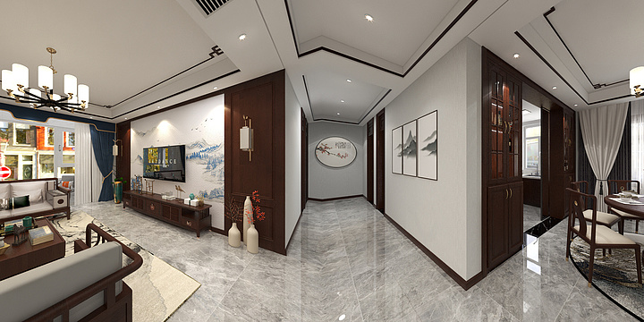 一步江湖-芮城金茂华府10号楼1502-装修设计方案