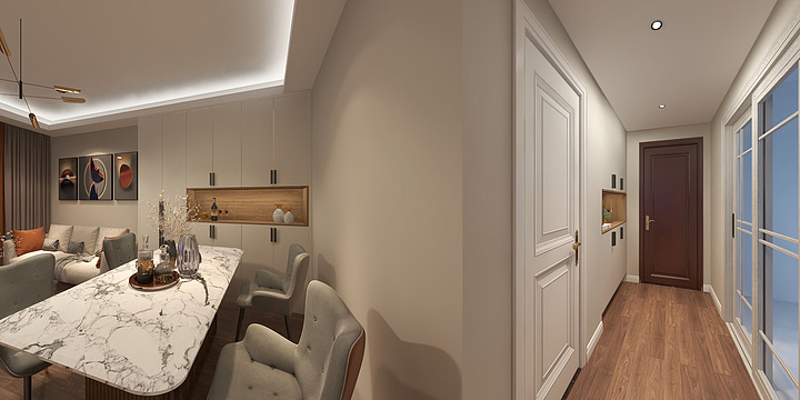 阿兹海默郑-天空之城-效果图-装修设计方案