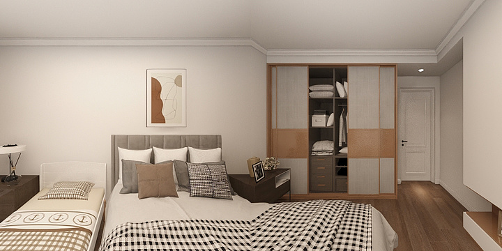 小鱼包ya-凌兆路效果图-装修设计方案