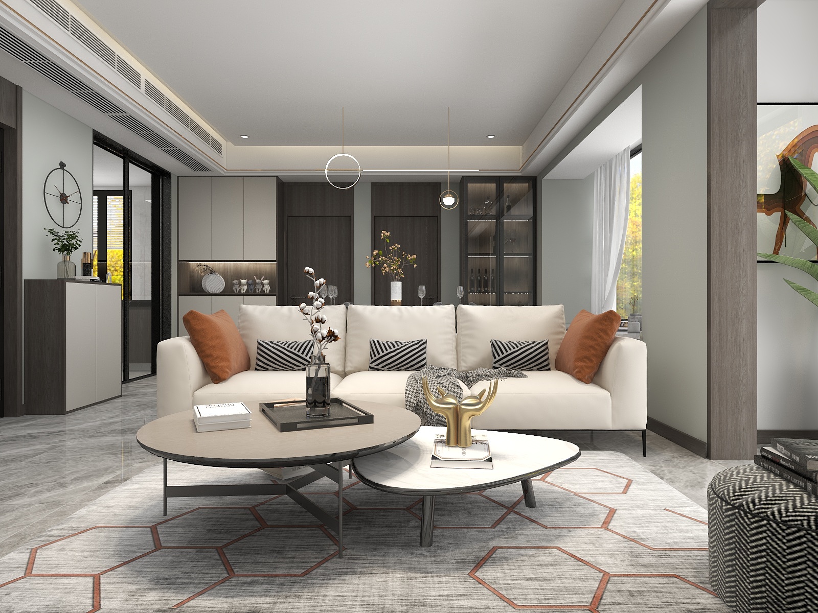 湛智华-现代简约128平4房宁波星海彼岸寰海府装修效果图