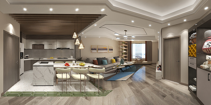 雷彻夫斯基-三里家园二区-装修设计方案