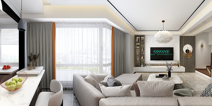 设计丶何15532667315-上东公馆68-1-916一层-装修设计方案