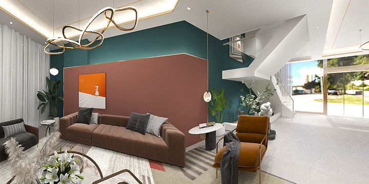 臧毅作品zy-淮商大厦门面22号美容院-装修设计方案