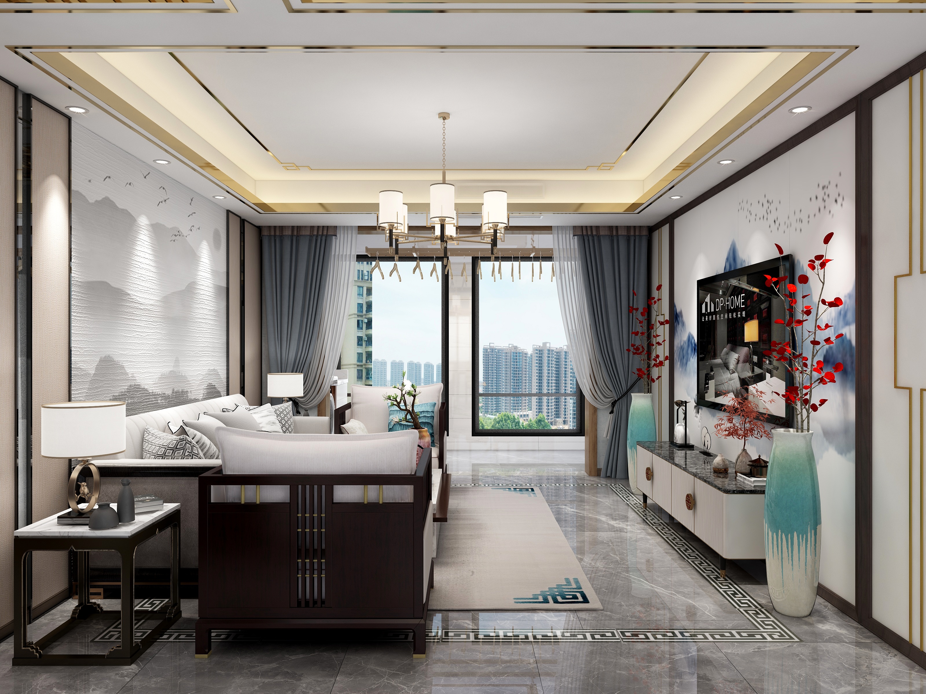 吴新俊-《禅》——新中式装修效果图