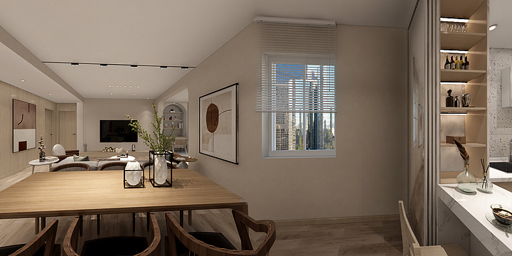 叁椿设计-原木极简-装修设计方案