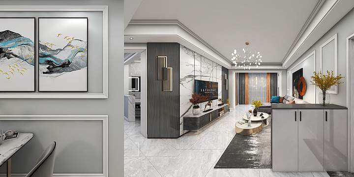 室内装修小田-凯旋城11-1-602-装修设计方案