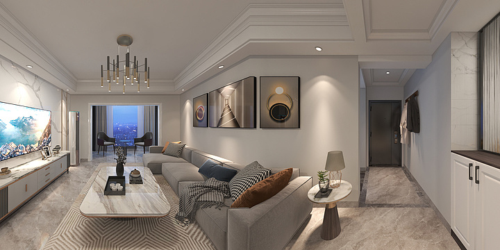 生活家-梁丽-新桂城B4-1409-装修设计方案