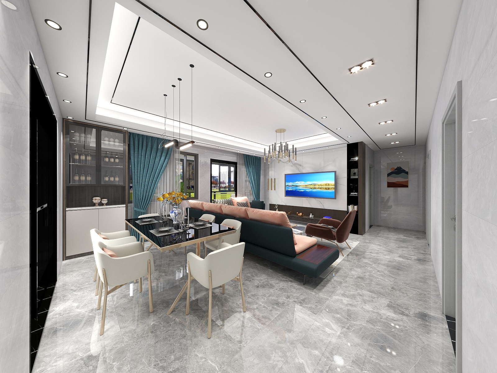 全案设计刘丰文-保利・阳光城2-2203-装修设计方案