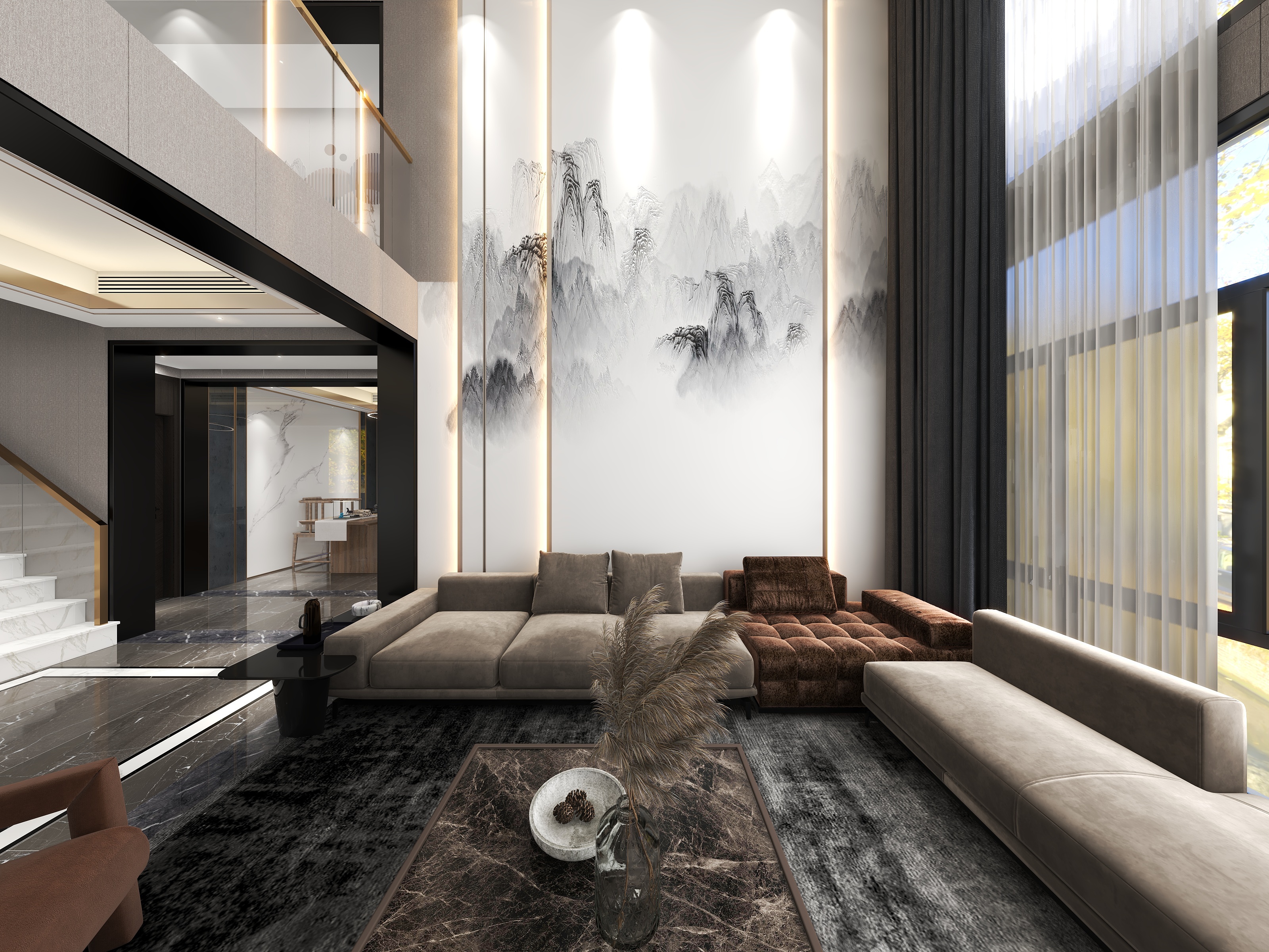 黎社记-别墅装修效果图