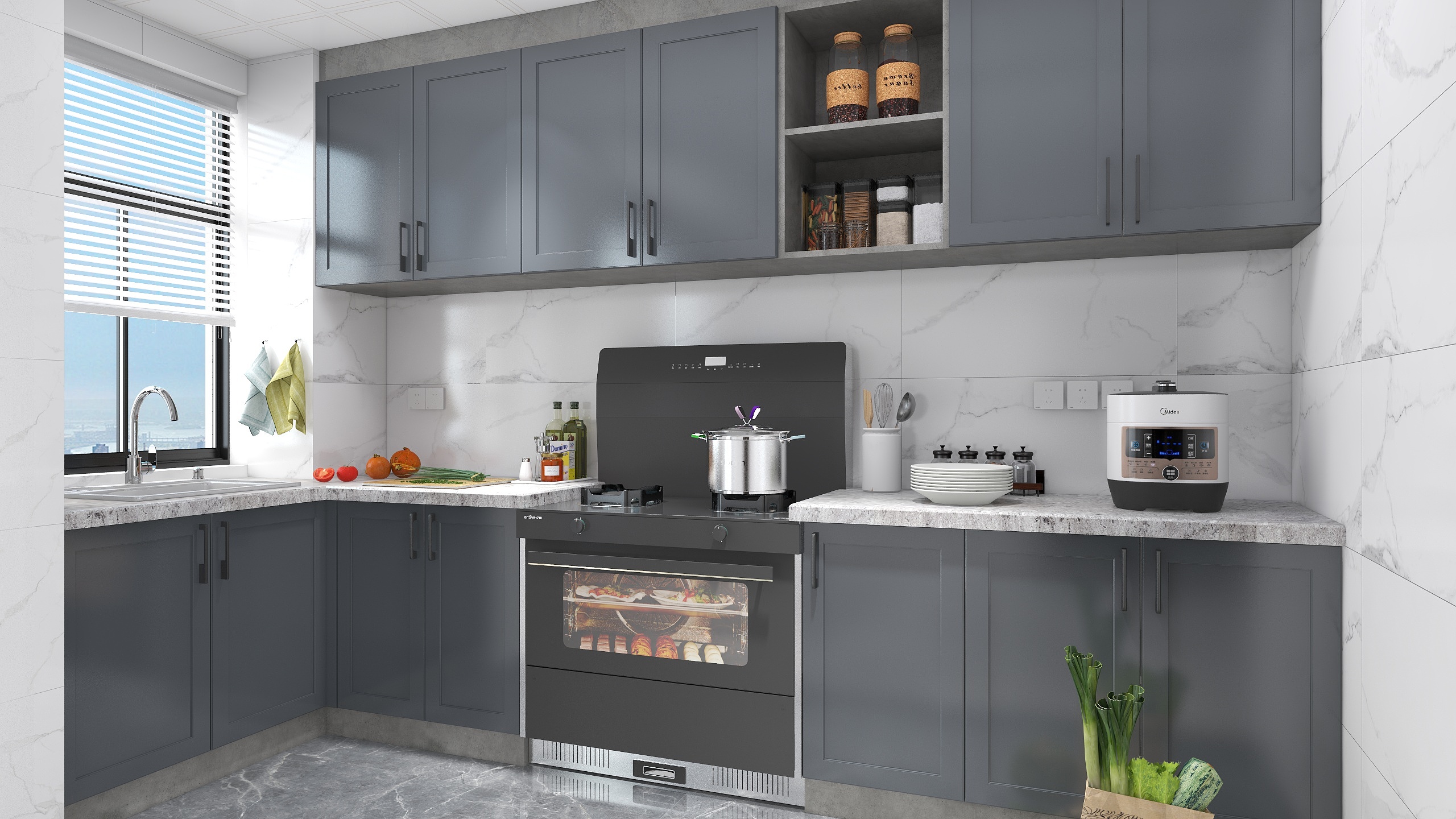 W哈库呐玛塔塔-9-1-601厨房-装修设计方案