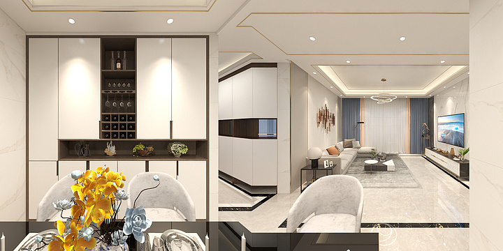 VIP追寻-凤岗水岸山城6A-1401 林小-装修设计方案