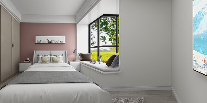 白日梦蓝Qiu-青年公馆-装修设计方案