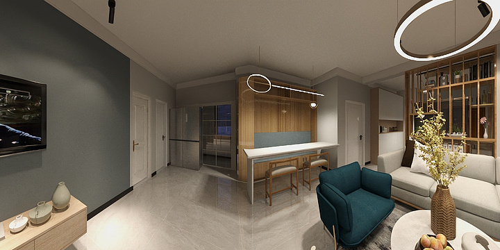 昕野设计工作室-混搭-装修设计方案