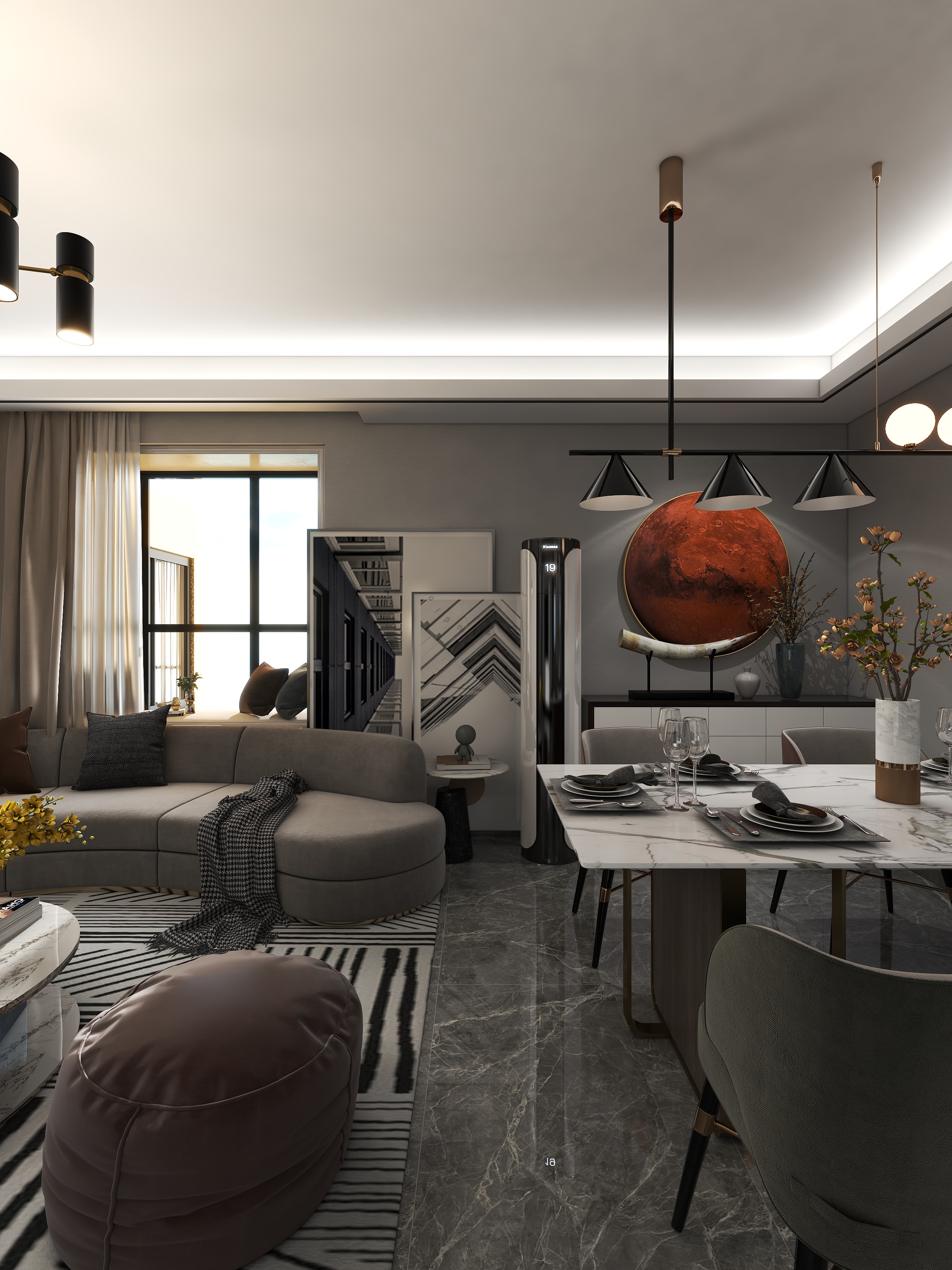 境庭山设计-吉源・美郡国际城-装修设计方案