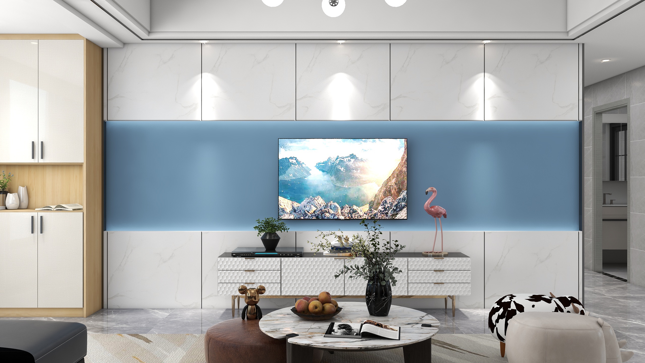 锋哥做设计-135㎡现代北欧，轻松舒适，简洁有情调-装修设计方案