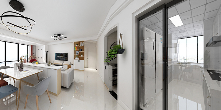 尘封Design-宛陵湖4栋现代效果图-装修设计方案