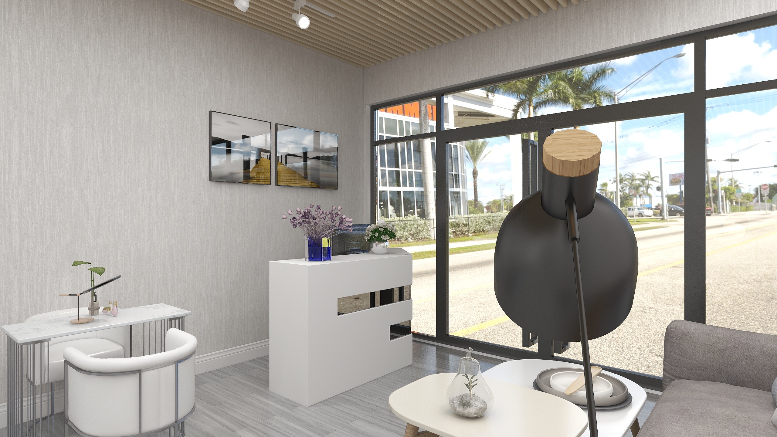 陶工作室-兮心阁--美容店-装修设计方案