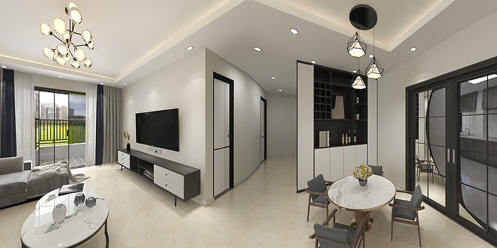 CHERN.-日新天地广场3座1梯202-装修设计方案