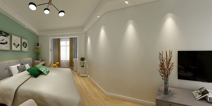 星空间设计工作室-海伦春天公寓-北欧-装修设计方案