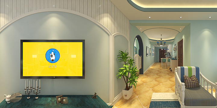 w木南w-地中海海滨刘庄-装修设计方案