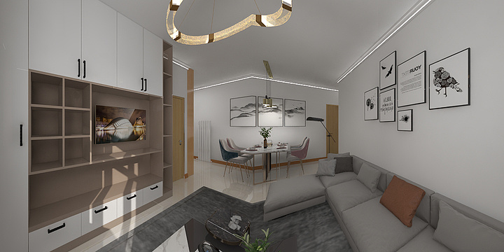 Haracy-雅筑佳苑A户型-装修设计方案