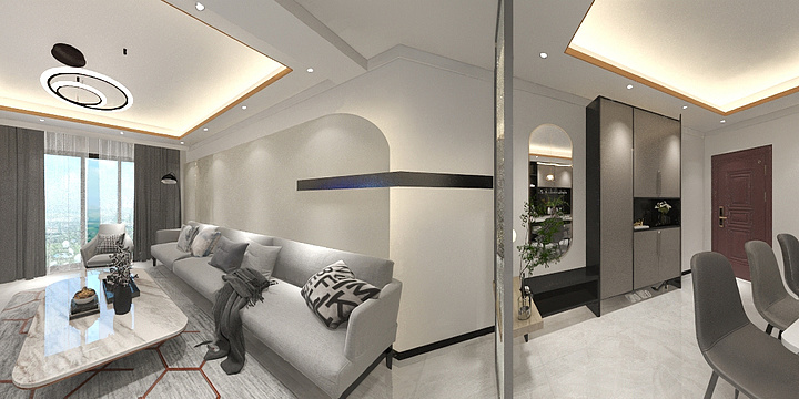 仟帆装饰设计-海悦华府新居-装修设计方案