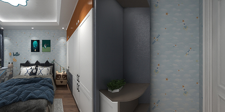 设计师张英-景园新中式-装修设计方案