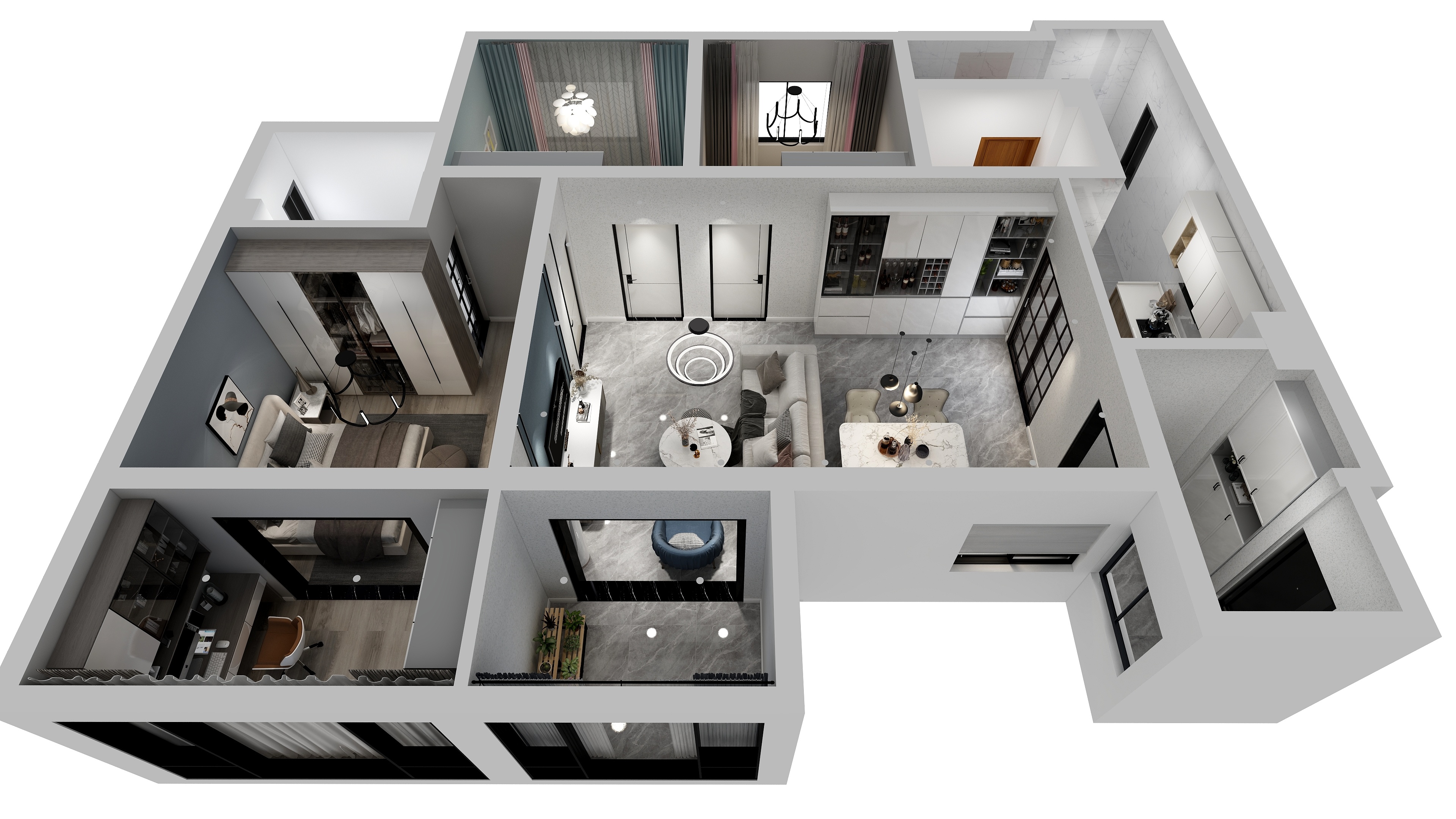 经销商四msTb-牡丹名城12-1-1406-叶姐-装修设计方案