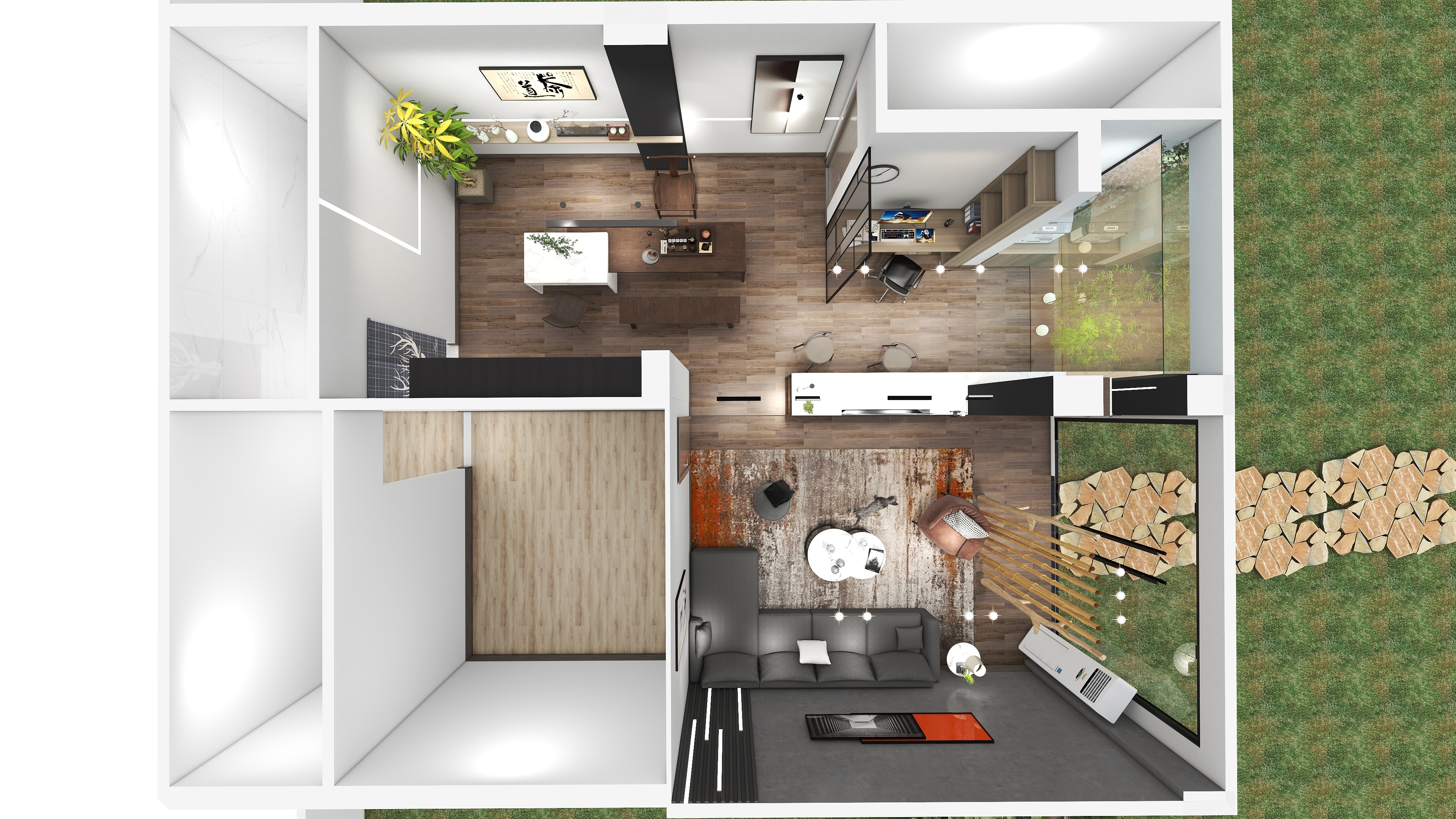 鹿鸣装饰设计公司-自己店面-装修设计方案